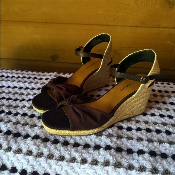 Lucky Brand Women’s Black Espadrille Wedges - Size 8 1/2 - Picture 3 of 11